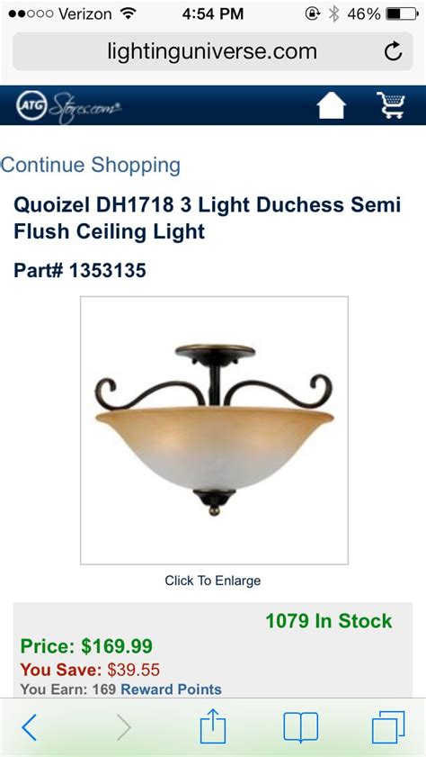 quoizel light fixture parts